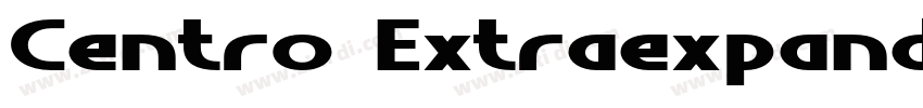 Centro Extraexpanded字体转换